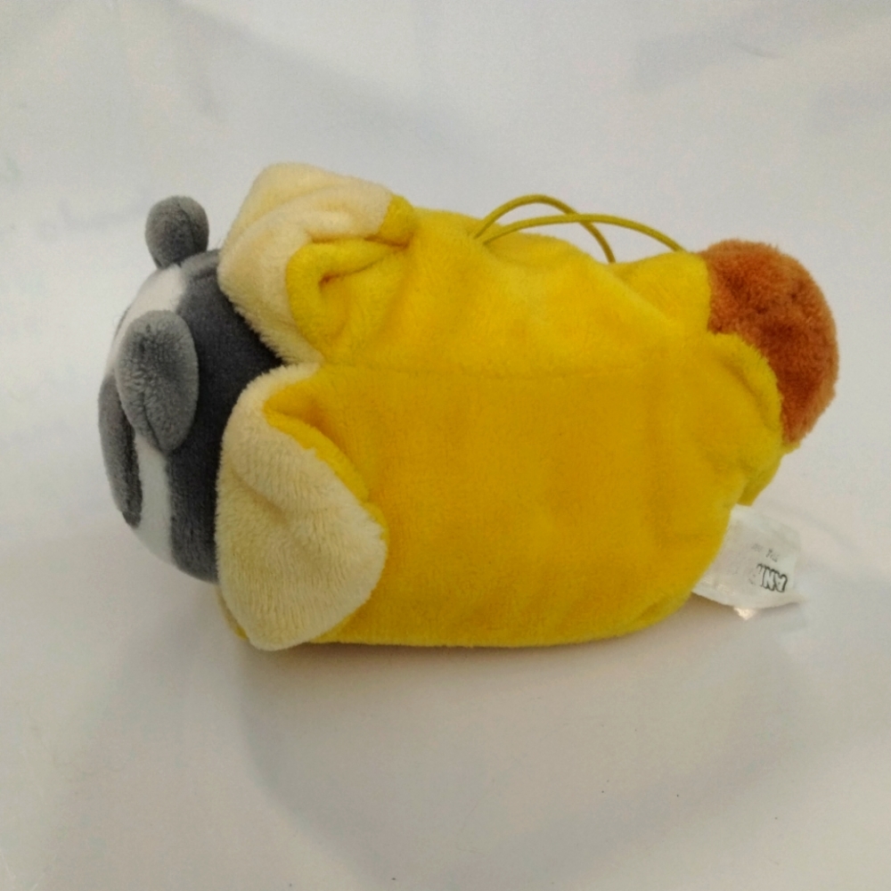 Anirollz 3" Plush Keychain Pandaroll with Banana Blanket Soft Stuffed Animal - Picture 3 of 11